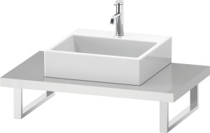 Duravit L-Cube LC102C06969 épaisseur 4,5 cm, noyer brossé, pour Vasques  à poser , variable