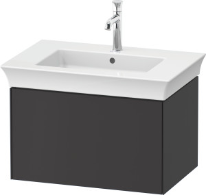 Duravit White Tulip vasque WT424105858 68,4 x 45,8 cm, Graphit mat, 2000 , match3 coulissant