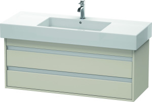 Ketho Duravit vasque KT664209191 120 x 45,5 cm, Taupe , 2 tiroirs, suspendu