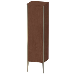 XViu Duravit 40x36x133cm de XV1325RB113 haute armoire, champagne mat, porte à droite, noyer américain