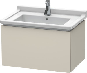 L-Cube Duravit vasque LC616409191 67 x 46,9 cm, taupe mat, 2000 , suspendu