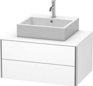 XSquare Duravit XS491001818 80x40x54.8cm, 2 tiroirs, blanc mat