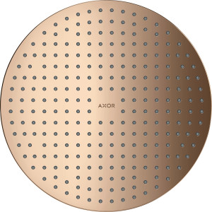 Hansgrohe Axor douche de tête 35305300 plafond, installation encastrée, or rouge poli