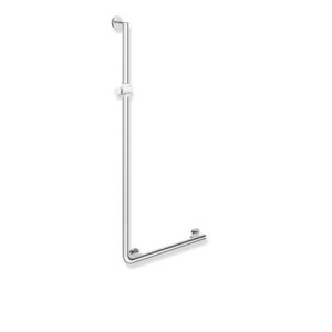 Hewi System 900 angle System 900 avec support de douche 900.33.2024098 1250 x 450 mm, support de douche blanc de signalisation, version gauche