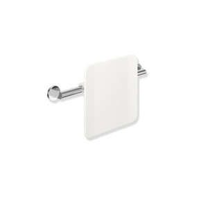 Hewi System 900 support arrière Inox chrome, le signal de polyamide Inox