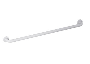 Hewi 477 Badetuchhalter 477.30B3S98 Sur mesure, blanc de sécurité, insert en acier, mat