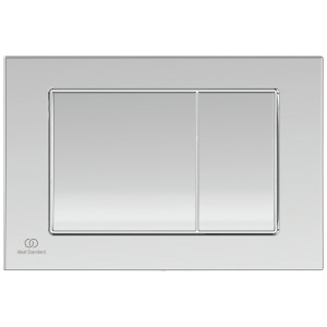 Ideal Standard Pro WC plaque R0127MY 243x17x163mm, mécanique, acier brossé