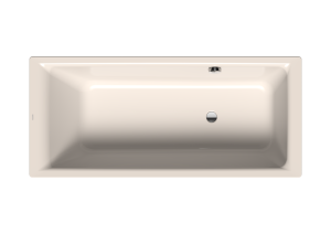 Kaldewei Puro baignoire 259723000231 190x90cm, trop-plein sur le côté, trou de trop-plein en face, pergamon