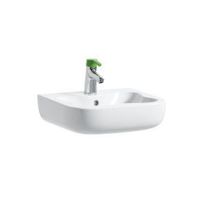 LAUFEN Florakids lave-mains 8150310001041 45 x 41 cm, blanc , avec trop-plein, trou pour robinetterie 2000