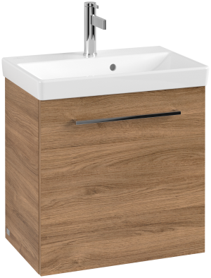 Villeroy und Boch Avento Villeroy et Boch vasque A88800RH 53x51,4x35,2cm, charnière à gauche, porte 2000 Kansas Oak