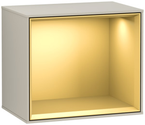 Villeroy und Boch Villeroy et Boch module Finion F580HFHH 41.8x35.6x27cm, étagère or mat, Sand Matt Lacquer