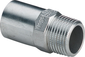 Viega Sanpress Inox insert 436728 18mmxR 3/4, acier inoxydable, polygonal