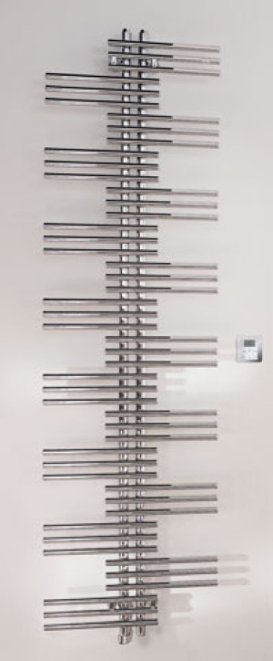Radiateur électrique design Zehnder yucca ZY1Z0760GA00000 YSE-180-060/GD, 1797 x 600 mm, gris jaune, RAL 7034