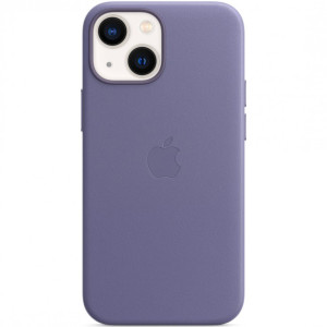 Leather Backcover MagSafe voor de Apple iPhone 13 Mini - Wisteria