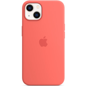 Silicone Backcover MagSafe voor de Apple iPhone 13 Mini - Pink Pomelo
