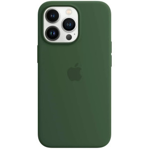 Silicone Backcover MagSafe voor de Apple iPhone 13 Pro - Clover