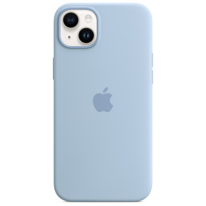 Silicone Backcover MagSafe voor de Apple iPhone 14 Plus - Sky