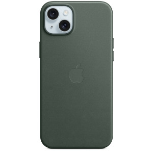 FineWoven Backcover MagSafe voor de Apple iPhone 15 Plus - Evergreen