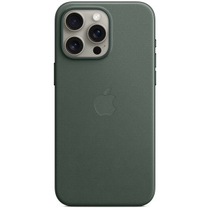 FineWoven Backcover MagSafe voor de Apple iPhone 15 Pro Max - Evergreen