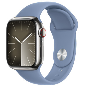 Sport Band voor de Apple Watch   38/40/41/42 mm - Maat M/L - Winter Blue
