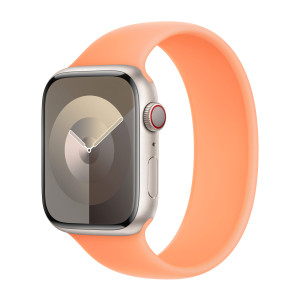 Siliconen solobandje voor de Apple Watch   38/40/41/42 mm - Maat 4 - Orange Sorbet