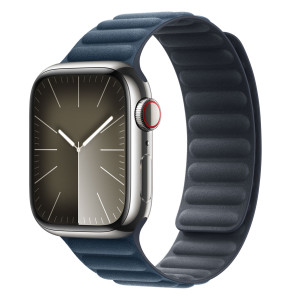 Magnetic Link-bandje FineWoven voor de Apple Watch   38/40/41/42 mm - Maat S/M - Pacific Blue