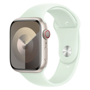 Sport Band voor de Apple Watch   44/45/46/49 mm - Maat M/L - Soft Mint
