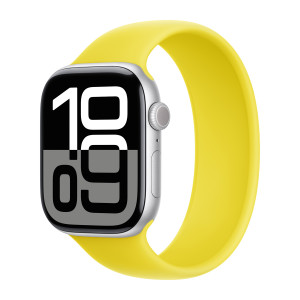 Siliconen solobandje voor de Apple Watch   38/40/41/42 mm - Maat 3 - Star Fruit