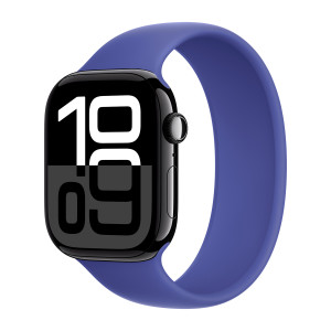 Siliconen solobandje voor de Apple Watch   38/40/41/42 mm - Maat 8 - Ultramarine