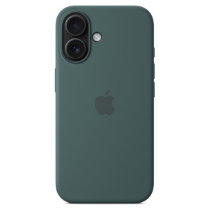 Silicone Backcover MagSafe voor de Apple iPhone 16 - Lake Green