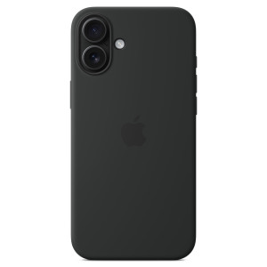 Silicone Backcover MagSafe voor de Apple iPhone 16 Plus - Black