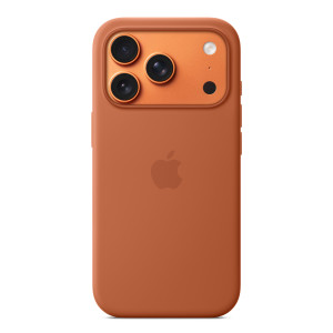 Siliconenhoesje met MagSafe voor de Apple iPhone 17 Pro - Terracotta