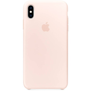 Silicone Backcover voor de Apple iPhone Xs Max - Pink Sand