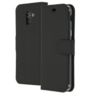 Accezz Wallet Softcase Bookcase voor de Samsung Galaxy J6 - Zwart
