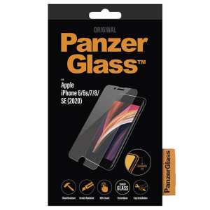 PanzerGlass Anti-Bacterial Screenprotector voor de Apple iPhone SE (2022 / 2020) / 8 / 7 / 6(s)