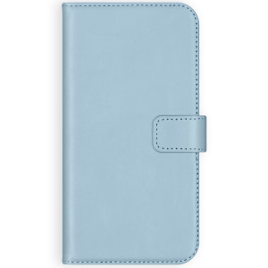Selencia Echt Leren Bookcase voor de Samsung Galaxy A50 / A30s - Air Blue