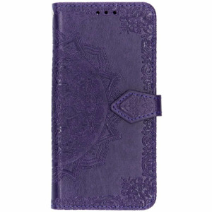Smartphonehoesjes.nl Mandala Bookcase voor de Samsung Galaxy S10 - Paars