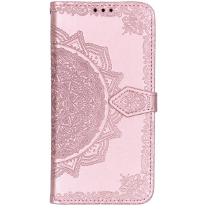 Smartphonehoesjes.nl Mandala Bookcase voor de Samsung Galaxy A50 / A30s - Lichtroze