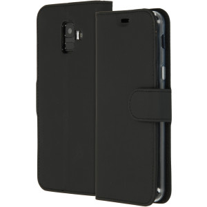 Accezz Wallet Softcase Bookcase voor de Samsung Galaxy A6 (2018) - Zwart