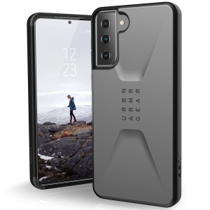 UAG Civilian Backcover voor de Samsung Galaxy S21 Plus - Silver