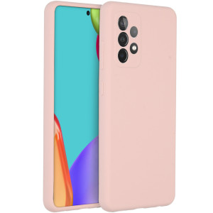 Accezz Liquid Silicone Backcover voor de Samsung Galaxy A52(s) (5G/4G) - Roze