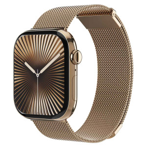 Vonmählen Milanese Loop 2 bandje voor de Apple Watch   38/40/41/42 mm - Sunset Gold