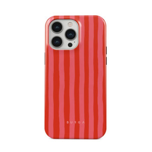 Burga Tough Backcover MagSafe voor de Apple iPhone 13 Pro - Pomegranate