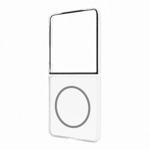 Clear Magnet Case voor de Samsung Galaxy Z Flip 7 - Transparant