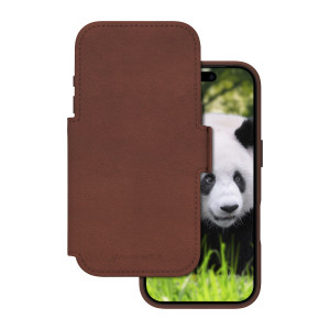 dbramante1928 Lynge Bookcase MagSafe voor de Apple iPhone 17 Pro - Dark Tan