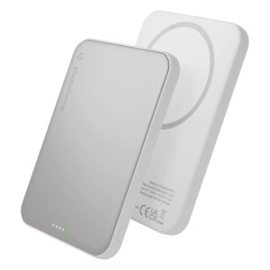 dbramante1928 Re-charge Slim Powerbank 5.000 mAh - Draadloze Powerbank - Wit
