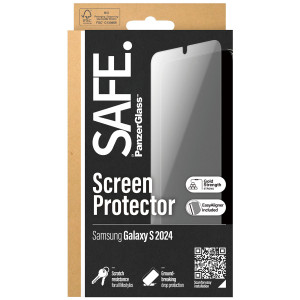 SAFE by PanzerGlass Ultra-Wide Fit Screenprotector Refresh incl. applicator voor de Samsung Galaxy S24