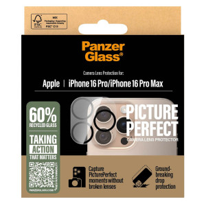 PanzerGlass PicturePerfect Camera Lens Protector voor de Apple iPhone 16 Pro / 16 Pro Max
