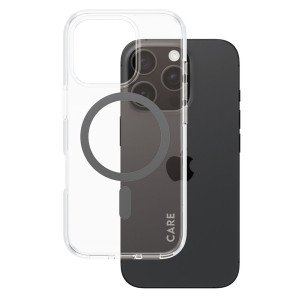 CARE by PanzerGlass Urban Combat Case MagSafe voor de Apple iPhone 16 Pro - Zwart