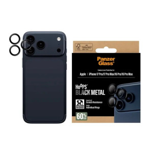 PanzerGlass Camera Protector Hoops Optic Rings voor de Apple iPhone 17 Pro / 17 Pro Max - Zwart